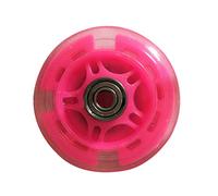 HAISENG 80mm 120mm Scooter Wheel Flashing Light Up Wheel For Bearings With 3-Color Light Kid Gifts Toy