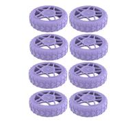 HAISENG 8pcs Silicone Wheel Covers Luggage Protectors Accessories Provide Scratch Resistance For Business Travelers Luggage Protector
