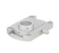 HAISENG Anodized Aluminum Tonearm Adapters Bracket For Vintages Gramophone And Turntables Systems Black Silver Tone Arm Mounting Bracket