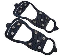 HAISENG Anti Slip Footwear Over Shoes Covers Crampon Anti-Skid Ice Gripper 8-Tooth Traction Cleats Spikes Footwear Over Shoes Covers Crampon