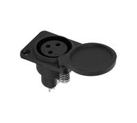 HAISENG Battery Charging Port Connector Adapters 3Pin Inline Connector Socket Electric Bike Spare Part Electric Bike Spare Part