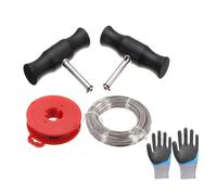 HAISENG Car Window Glass Disassemble Tool Windshield Repair Removal Tool Car Windscreen Remover Windshield Cut Out Wire Efficient Glass Removal