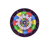 HAISENG Constellations Astrology Pendulums Mat Tarots Rubber Tablecloth Desk Decoration Tarots Card Pad Pendulums Ceremony Mat Witchcrafts Supplies Desk Decoration