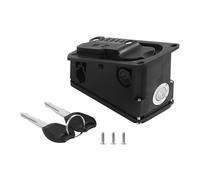 HAISENG Electric Bike Battery Case with Universals Antitheft Scooter Battery Compartment Charging Port Part High Strength Steel Bike