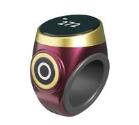 HAISENG Electronic Counters Lightweight Finger Counter Rings Counter ABS Conveniently Monitor Day Counts & Prayer Alerts Intelligent