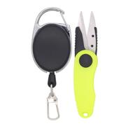 HAISENG Fishing Line Cutter Tool Tackle Accessory Stainless Steel Scissors Foldable Cutter For Braided Precisions Fishing Accessory
