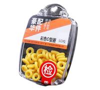 HAISENG Fishing Tackle Fast Release 360 Degree Rotation Open Connector Fishing Gear Load Relief Subwire Connector O-Type Rings Tackle