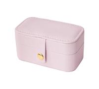 HAISENG High-end Jewelry Storage Box Rings Pendant Earring Box Travel Portable PU Leather Jewelry Box Birthday Wedding Box