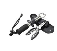 HAISENG Hook Remover Split Rings Pliers Fish Grippers Fishing Pliers Fly Tool Stainless Steel Fish Grippers Line Cutter Lanyard For Freshwater