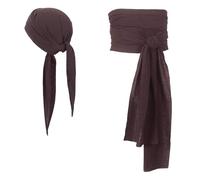 HAISENG Medieval Pirate Headbands Large Sash Waist Belt Headscarf Bandana Halloween Priate Costume Accessories Medieval Renaissances Bandana & Sash Belt Halloween Accessories Set