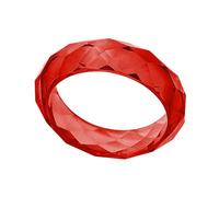 HAISENG Modern Diamonds Cut Faceted Crystals Resin Cuff Eye Catching Designs For Parties Supplies And Event Outfits Unique Asymmetrical Wedding