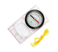 HAISENG Multifunctional Compasses Navigation Compasses Map Ruler Magnifier Exploring Hiking Map Reading Orienteering Scale Ruler