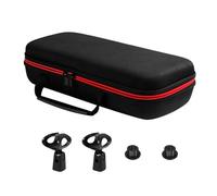 HAISENG Portable Carrying Case with Inner Meshes Pocket for Microphone Storage Bag Protectors for Music Lover Enthusiasts Microphone Storage