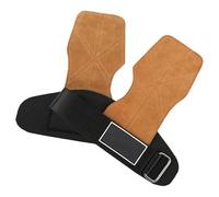 HAISENG Professional Leather Workout Gloves Thick Padding Not Frictions Design Suitable for High Intensity Training Event Professional Strength Training Gloves