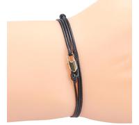 HAISENG Retro Styles Handmade Waxed Cord with Copper Clasp Soft Comfort Fit Jewelry Accessories for Everyday Outfits Unisex Copper Clasp for Casual Occasions