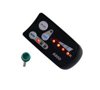 HAISENG S800 LED Display 36V 48V Compatible 190mm Line With Waterproof 5Pin Connector For EBike And Electric Vehicle Use Real-time Data