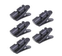 HAISENG Small Earbud Cable Retainer Headphones Cable Clip For Various Headphones For Mobile Music Lovers Students Black