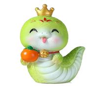 HAISENG Traditional Chinese Zodiacs Snake Figurine Statue Flower Vase Statues For Year Celebration Gifting Adornment Chinese Year Decors