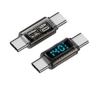 HAISENG USB C Adapter 40Gbps Fast Charging With LED Display 140W Output 8K60hz Video Transfer For Efficient Device Charging