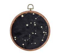 HAISENG Vintage Badge Collection Canvas Hanging Breastpin Jewelry Storage Organiser Wall Display Board for Pin Badges and Brooch