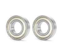 HAISHANG 2 pcs 6007ZZ Deep Groove Ball Bearings, 35mm x 62mm x 14mm Double Metal Shielded Chrome Steel Bearings for Skateboards,Scooters,Machine Tool