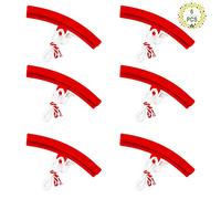 Haisheng 6PCS Tire Changing Saver Tool, Car Tire Changer Guard Car Tyre Remove Wheel Fixing Rim Protector for Motorcycle Bike Car (Red)