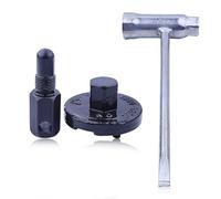 Haishine 14mm Piston Stop Chainsaw Clutch Flywheel Removal Tool Clutch Expander Disassembly Tools for Husqvarna Stihl Echo 2 Cycle 14mm + Socket Wrench