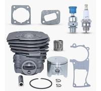 Haishine 44MM Cylinder Piston Gasket Compression Release Valve Kit for Husqvarna 350 346 351 353 Chainsaw Engine Motor Parts