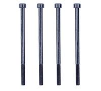 Haishine 4Pcs Muffler Exhaust Silencer Screw Bolts Kit for Husqvarna 340 345 346XP 350 351 353 E EPA Chainsaw # 503204587 503202987