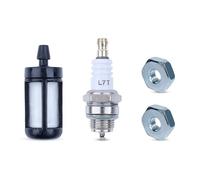 Haishine L7T Spark Plug Fuel Filter w/ 2pc Bar Nuts for STIHL MS180 MS170 MS210 MS230 MS250 Chainsaw Replacement Parts