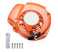 Haishine Recoil Starter Assembly for Stihl HS81 HS86 HS82 HS87 Hedge Trimmer Starter with Pull Rope Screws Replacement for OEM 4237 080 2108