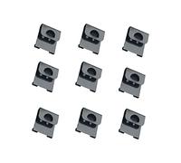 Haisiboya 100 Pcs Picture Hanging Molding Board Hooks Sturdy Serrated Clips for Photo Frame and Painting
