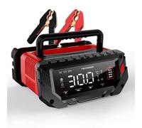 Haisito 30 Amp Lithium Battery Charger, 6V/12V/24V, Lifepo4, Lead Acid (AGM/Gel/SLA), Portable Car Battery Charger, Battery Maintainer, Smart Trick Charger
