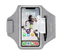 HAISSKY Running Armband for Phone with AirPods Pocket, Sweatproof,Fits 6.9" | Phone Holder for Running Sweatproof, Breathable Armband for Sport,Gym, Cycling, Travel,Adjustable,Non-slip strap,Men & Women
