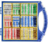 haisstronica 1000PCS Solder Seal Wire Connectors 26-10 AWG Heat Shrink Wire Butt Connectors Marine Grade with Removable Storage Bins (5 Colors/5 Sizes)