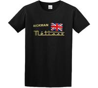 haitan Rickman MÉTisse Motorcycle O Neck Men Shirt Size L Black