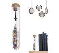 Haitan Test Tube Perspective Drawing, Wall Art, Test Tube Diorama Decoration, Fun Sci-fi Bookshelf Decoration, Living Room Wall Art