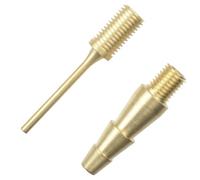 Haitengwen Brass Integrated Ball Pump Needle 35/64 32 Thread BSP Thread, Air Pump Needle, Inflation Needles Nozzle - for Basketball, Football, Volleyball, and More Efficient, Portable, Durabl