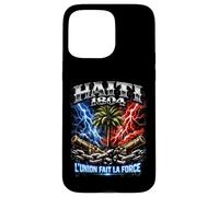 Haiti 1804 L'union Fait La Force Bootleg Hatian Heritage Case for iPhone 15 Pro Max