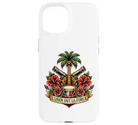 Haiti 1804 L'union Fait La Force Tattoo Hatian Heritage Case for iPhone 15