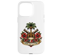 Haiti 1804 L'union Fait La Force Tattoo Hatian Heritage Case for iPhone 15 Pro Max
