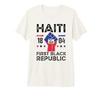 Haiti First Black Republic History Revolution Since 1804 Premium T-Shirt