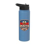 Haiti First Black Republic Since 1804 Haitian Flag Day Pride Stainless Steel Insulated Water Bottle