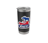 Haiti Flag Day Map Calebration Proud Haitian Patriot Pride Stainless Steel Insulated Tumbler
