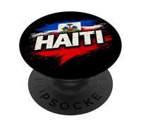 Haiti Flag Day Vintage PopSockets Adhesive PopGrip