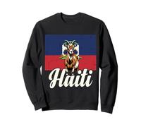 Haiti Flag Goat Proud Haitian Culture Sweatshirt
