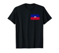Haiti Flag Graphic for Men Women Kids T-Shirt