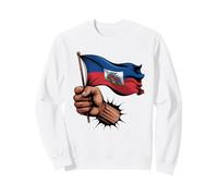 Haiti Flag Patriotic Haitian Heritage Roots Sweatshirt