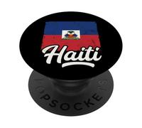Haiti Flag Proud Haitian Culture PopSockets Adhesive PopGrip