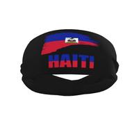 Haiti Flag Sports Headband Stylish Yoga Exercise Hairbands Breathable Sweatbands Workout Running Hair Accessories-34